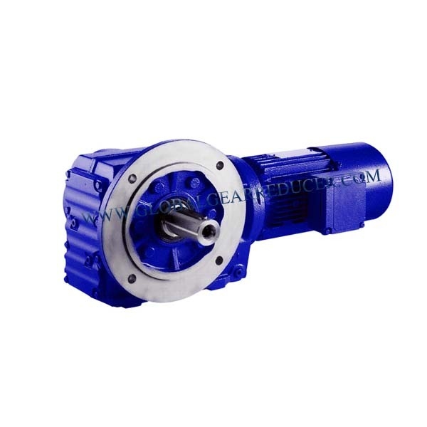 S87 S97 Vertical Helical Worm Gear Motor Reducer with Hollow Shaft
