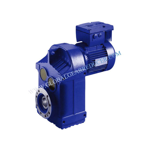F37 F47 F57 Parallel Shaft Reducer Gearbox with AC Electric Motor